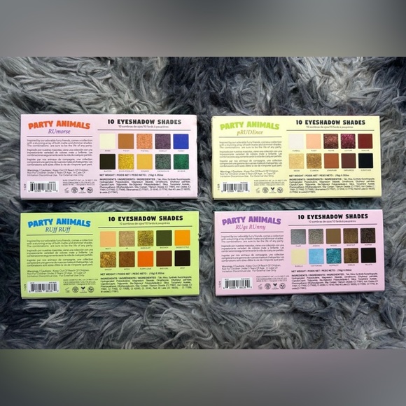 Rude Cosmetics Party Animals Eyeshadow Set - Picture 2 of 12